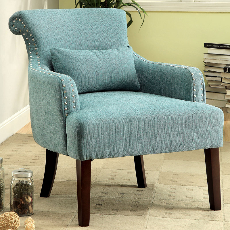 Marlow Upholstered Armchair, Blue