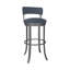 Swivel Upholstered Counter Stool with Metal Frame-20897329-87189049-87189059