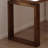 Solid wood walnut-colored L-shaped corner desk-217062027-217062017