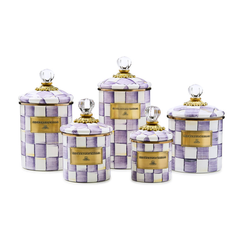 Violet Check Canister, 64 oz