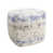 Ivory/Blue Cotton Blend