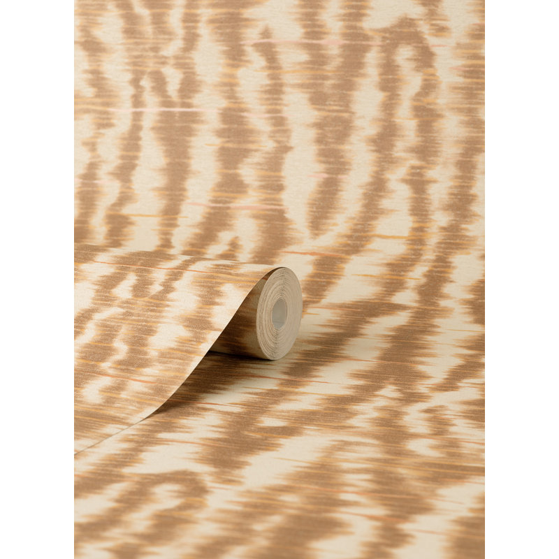 Rouleau de papier peint texturé Gelder L 33 pi x l 20,5 pi, Orange