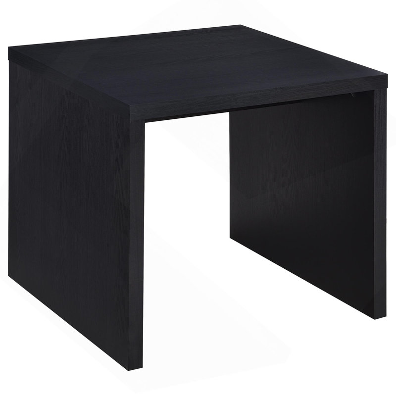 Canyon Black  Square Side End Table