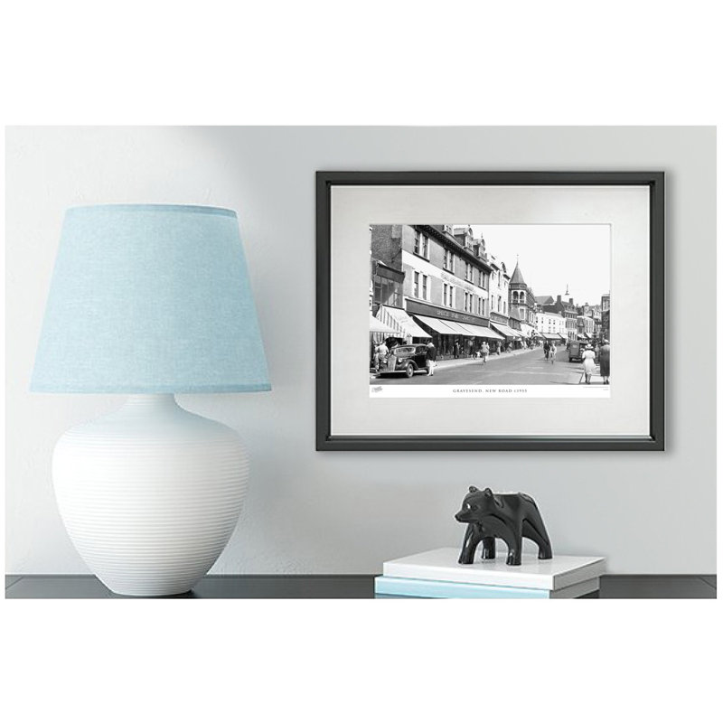 Gravesend, New Road C1955 - Single Picture Frame Print, 28cm H x 36cm W x 2.3cm D