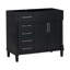 Meuble-lavabo moderne, armoire de rangement avec 2 tiroirs et un tiroir basculant, tablette réglable en hauteur
