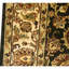 Hand Knotted Wool Oriental Area Rug in Black And Ivory