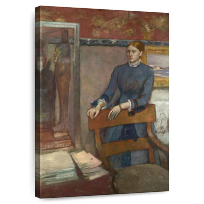 Helene Rouart In Her Father's Study