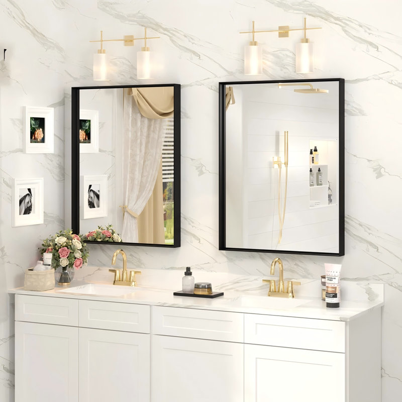 Miroir mural Aevar, 32 po x 24 po