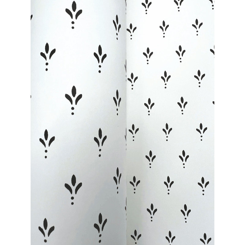 Papier peint charme, Noir / blanc