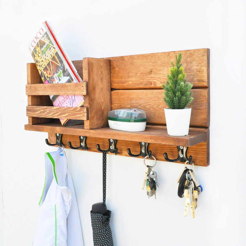 Tablette décorative en bois massif d'épinette Kissling