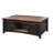 Table basse Dosha avec 2 portes coulissantes et 2 portes en filet sur chaque table d'appoint-31965825