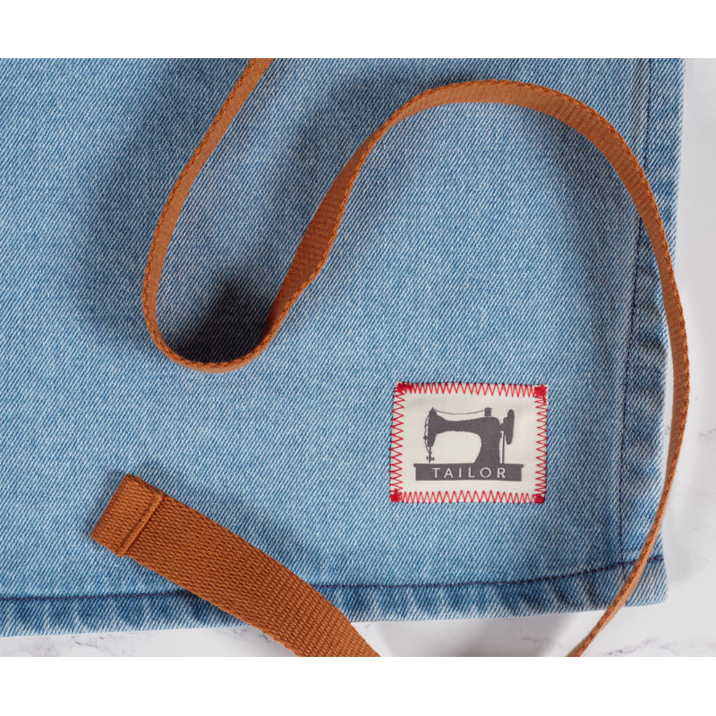 Tablier KAF Home Denim Tailor, Bleu clair