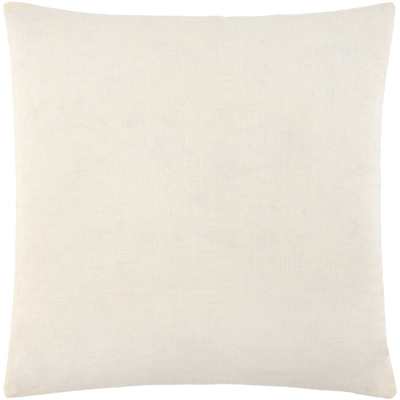Coussin décoratif Dilip, Carré 18 po, Beige