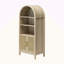 Armoire de rangement arquée