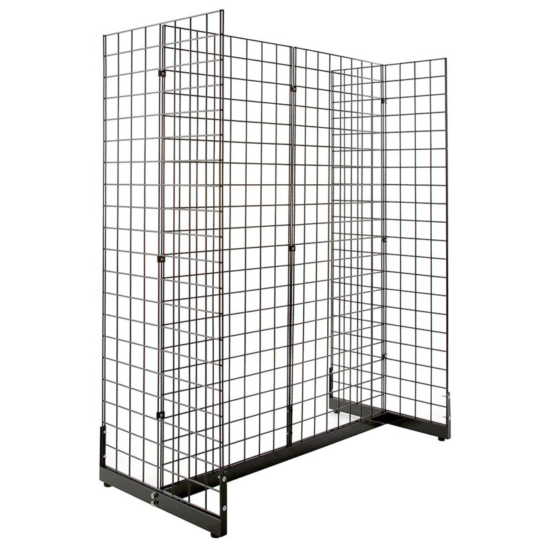 49.5'' W Metal Merchandiser, Black