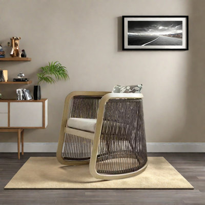 Chaise berçante confortable et durable