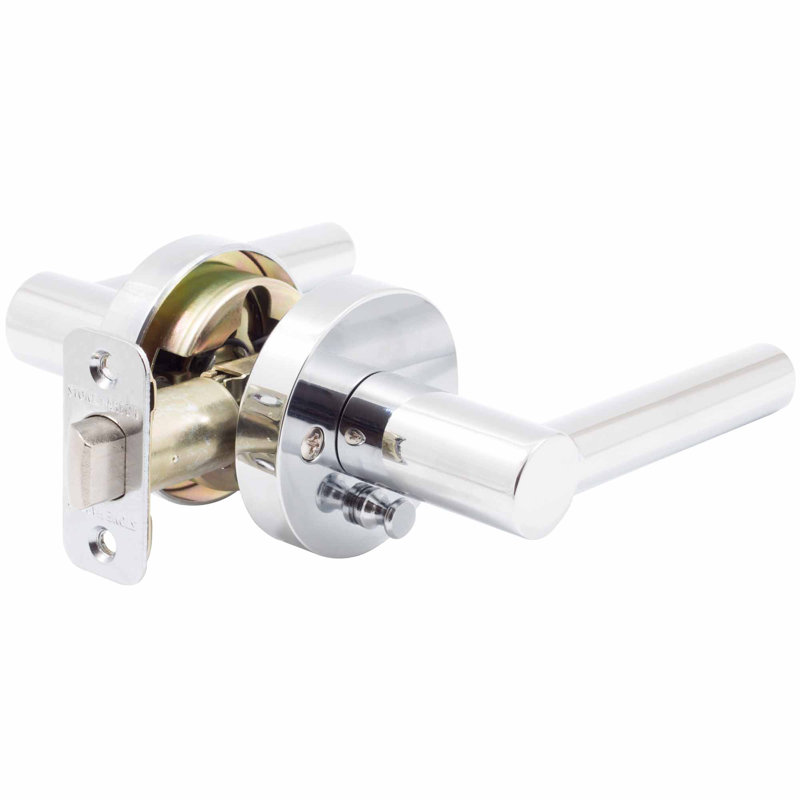 Leviers de porte avec Zurich, Chrome poli