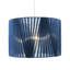 20cm H Fabric Drum Lamp Shade ( No Direct Attachment Method ) in Navy