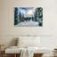 «Ski Away» sur toile-65415406