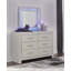 Lit à panneau, commode, miroir et table de chevet Zyniden-1702503107