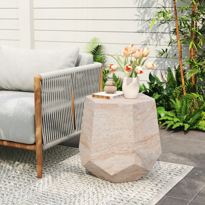 Outdoor/Indoor Concrete Side Table