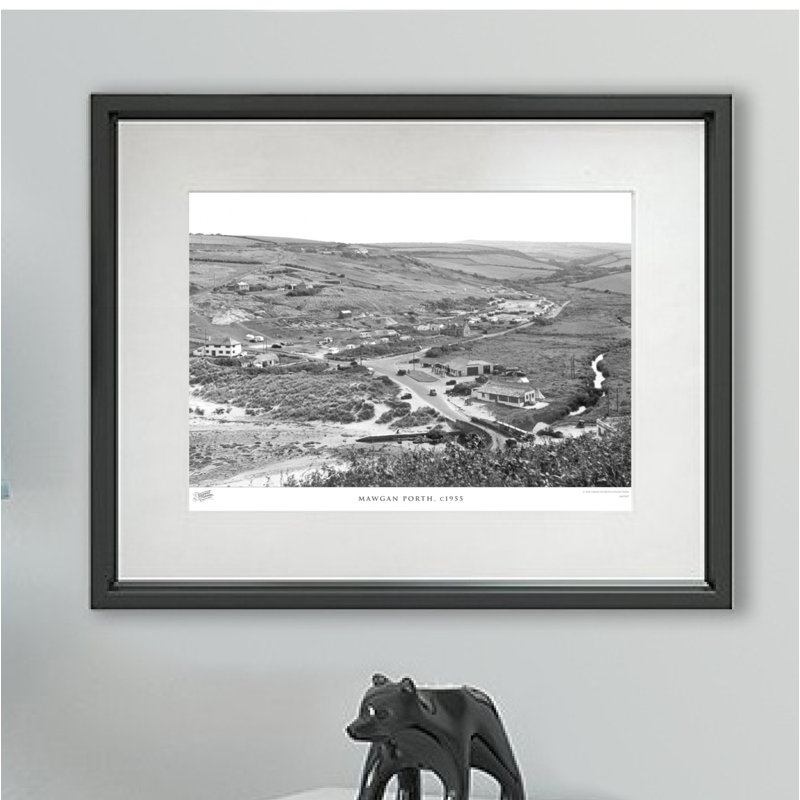 Mawgan Porth, C1955 - Single Picture Frame Print, 45cm H x 60cm W x 2.3cm D