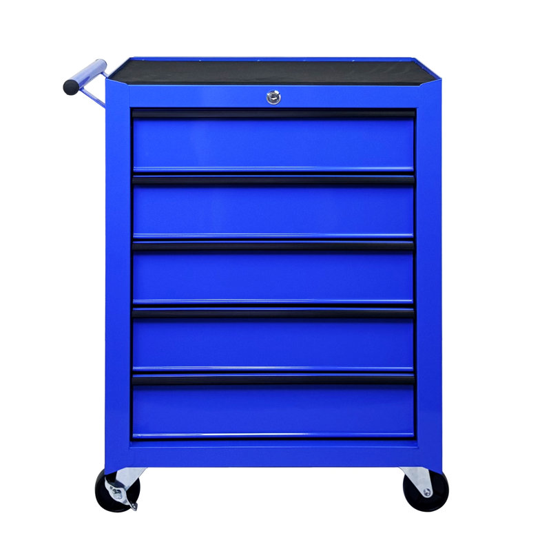 Coffre à outils roulant en métal, Blue
