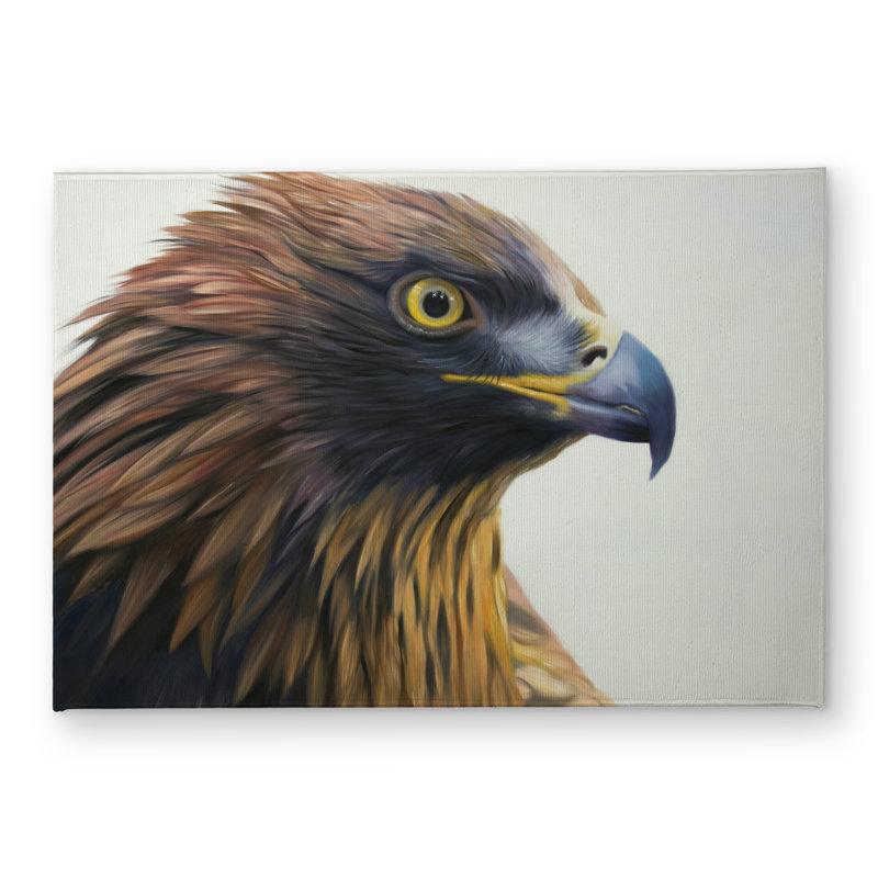 Brown-headed eagle Door Mat - Indoor Outdoor Home Decor