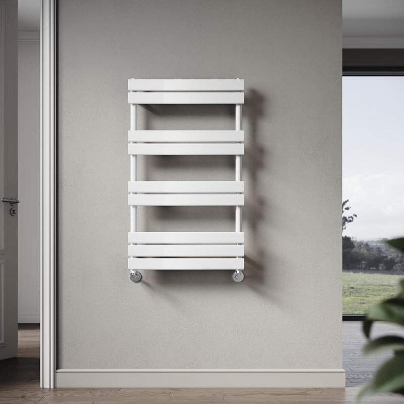 Berno 9 Towel Rack, White