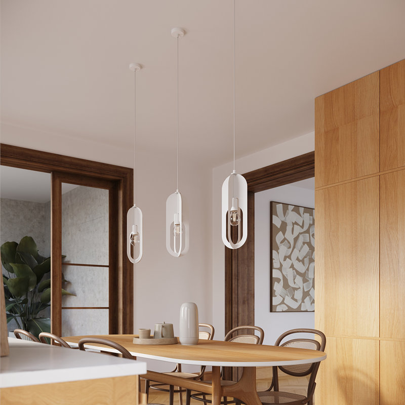 Bernold 3 - Light Stainless Steel Pendant