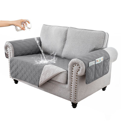 Box Cushion Loveseat Slipcover