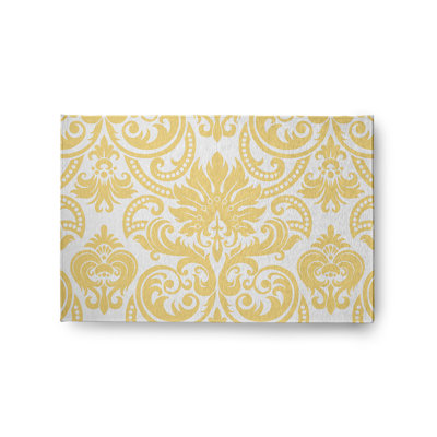 Fetrow Chenille Floral Indoor / Outdoor Rug