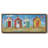 Bright Beach Huts- Framed Canvas-433440055