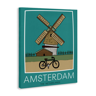 «Amsterdam Windmill», toile par Hugo Edwins