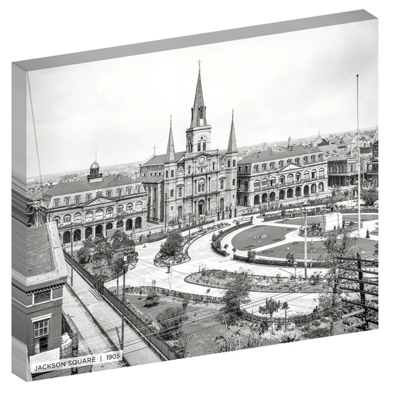 " Jackson Square ", 20" H x 24" W x 1.5" D