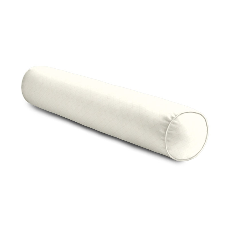 Linen Bolster Pillow Cover & Insert, Ivory, 9" x 36"