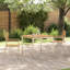 2 - Person Wood Patio Dining Set with Square Table