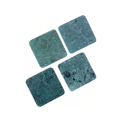 Evergreen Marble Coaster Set of 4