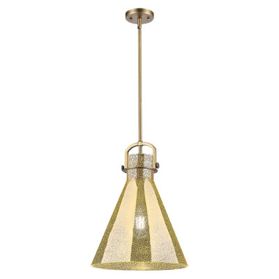 Luminaire suspendu avec tige 1 lumière Abisaid