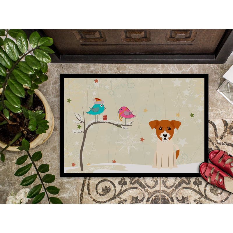 Tapis d'extérieur antidérapant Jack Russell Terrier Humboldt, Rectangle 2 pi x 3 pi