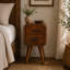 Gelsomina 20cm W Solid Wood Bedside Table-1597777744