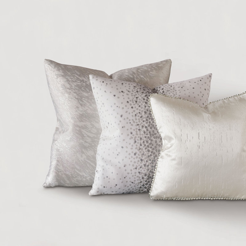 Watermill Square Pillow Cover & Insert, Faux Down