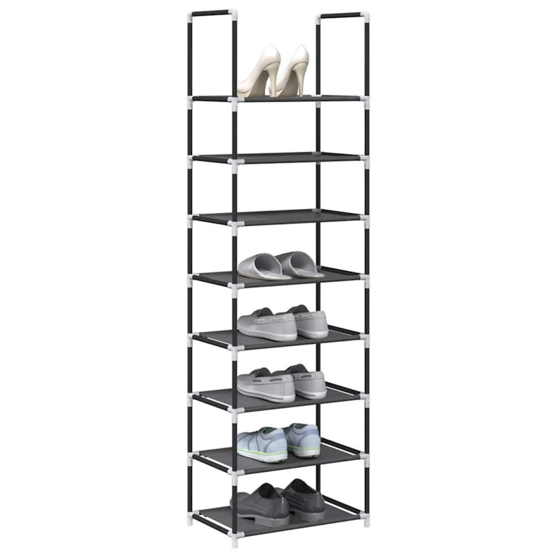 8 Pair Shoe Rack, 145cm H x 44cm W x 28cm D
