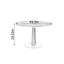 Table ronde moderne en bois de frêne minimaliste-1094899939