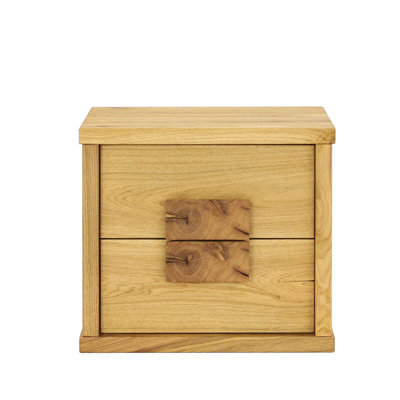 Lycee 46cm W Solid Wood Bedside Table