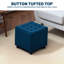 Taitianna 35cm Wide Solid Colour Footstool Ottoman-1232040197