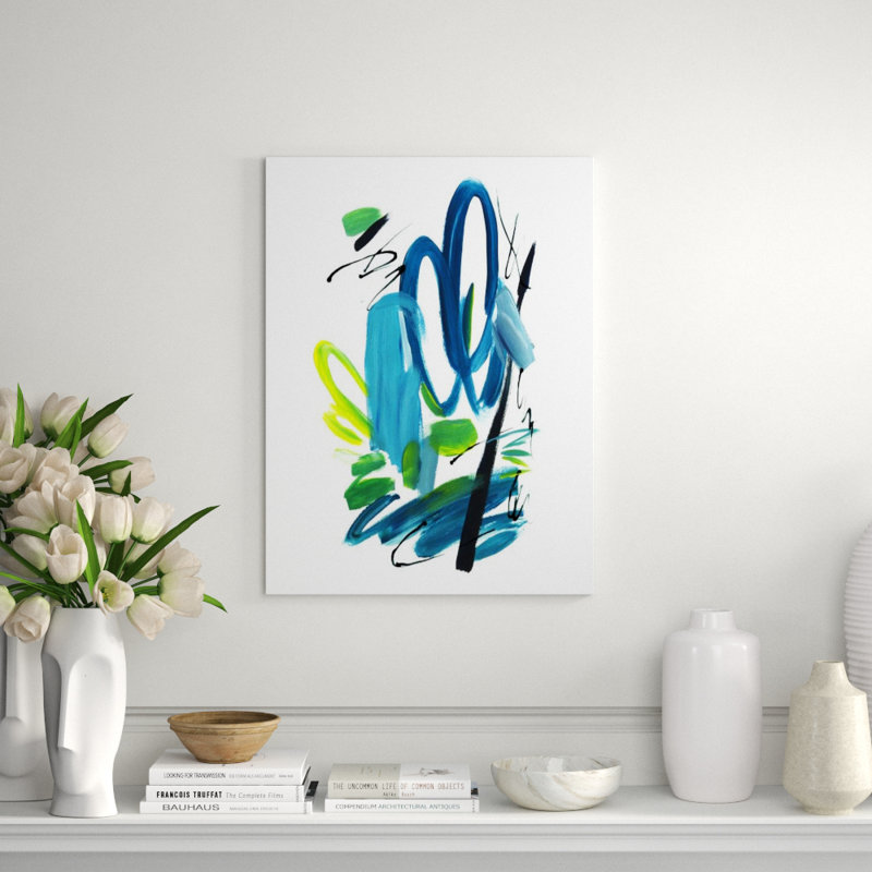 Blurred Lines IV Print by Guseul Park, Glass Coat, 32" H x 24" W