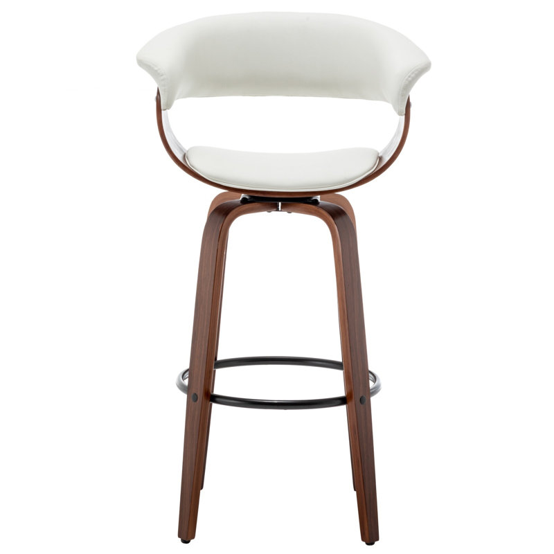 Adrista Upholstered Counter Stool, White