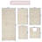 Multiple 100% Cotton Floral Design Bath Rugs (Set of 5)-290613937