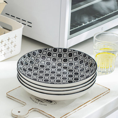 Haruka 4 Piece Pasta Plate Set